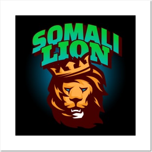 Somali Lion Posters and Art